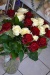 Букет красно- белых роз